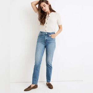 Madewell The Perfect Vintage Jean, Enmore Wash, Raw-Hem Edition, size 30